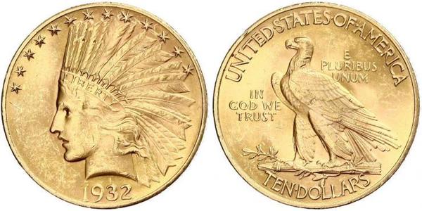 10 Долар США (1776 - ) Золото 
