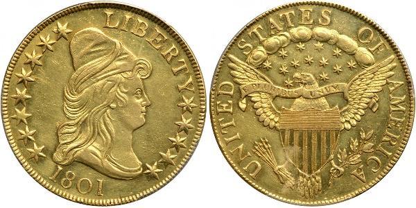 10 Долар США (1776 - ) Золото 