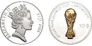 10 Долар Фіджі Золото/Срібло Єлизавета II (1926-2022)