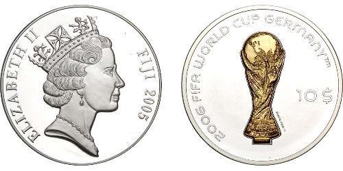 10 Долар Фіджі Золото/Срібло Єлизавета II (1926-2022)