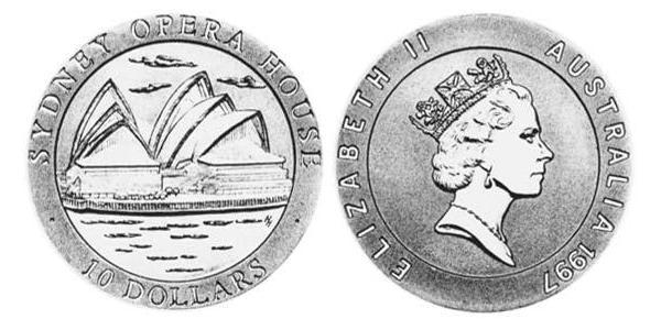 10 Долар Австралія (1939 - ) Срібло Єлизавета II (1926-2022)
