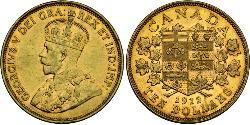 10 Доллар Канада Золото Георг V (1865-1936)