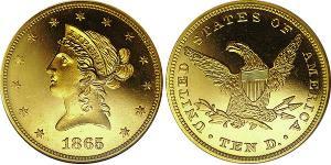 10 Доллар США (1776 - ) Золото 