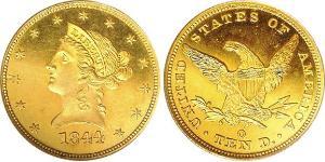 10 Доллар США (1776 - ) Золото 