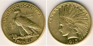 10 Доллар США (1776 - ) Золото 