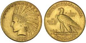 10 Доллар США (1776 - ) Золото 