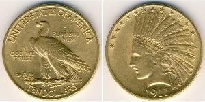 10 Доллар США (1776 - ) Золото 