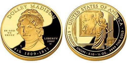 10 Доллар США (1776 - ) Золото 