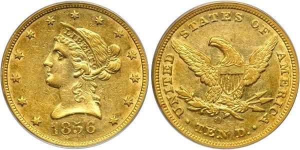 10 Доллар США (1776 - ) Золото 