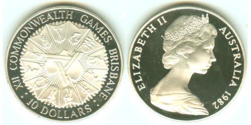10 Доллар Австралия (1939 - ) Серебро Елизавета II (1926-2022)