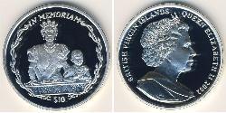 10 Доллар Виргинские о-ва Серебро 