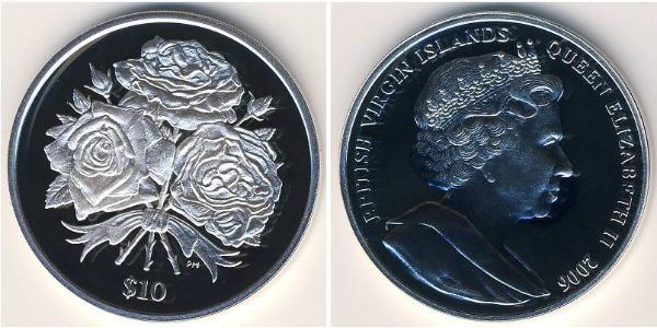 10 Доллар Виргинские о-ва Серебро 