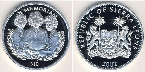10 Доллар Сьерра-Леоне Серебро 
