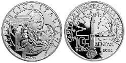 10 Евро Италия Серебро 