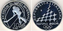 10 Евро Италия Серебро 