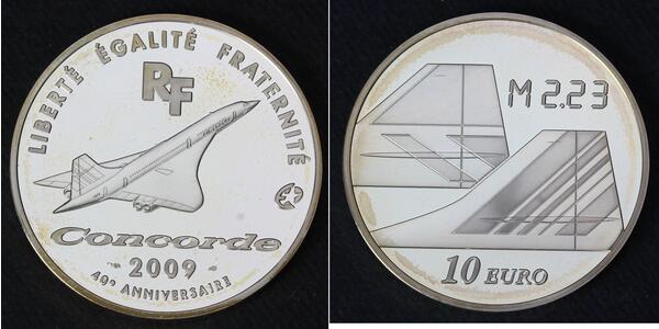 10 Евро Франция Серебро 