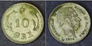 10 Ере Данія  Крістіан IX король Данії (1818-1906)