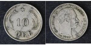 10 Ере Данія  Крістіан IX король Данії (1818-1906)
