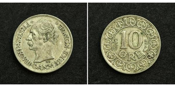 10 Ере Данія  Frederick VIII of Denmark (1843 - 1912)