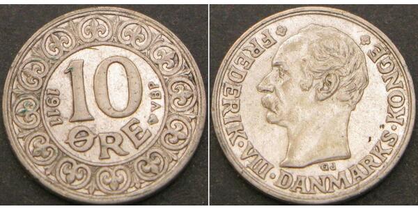 10 Ере Данія  Frederick VIII of Denmark (1843 - 1912)