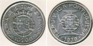 10 Ескудо Сан-Томе і Принсіпі (1469 - 1975) Срібло 