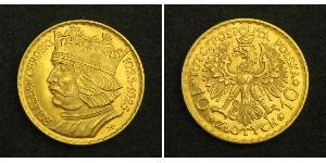 10 Злотий Польська республіка (1918 - 1939) Золото 