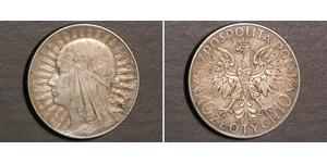 10 Злотый Польская Республика (1918 - 1939) Серебро Ядвига (королева Польши)