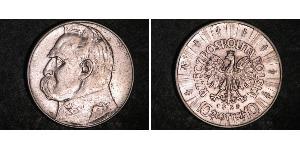 10 Злотый Польская Республика (1918 - 1939) Серебро Пилсудский, Юзеф