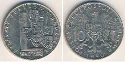 10 Zloty 波兰人民共和国 (1944 - 1989) 镍/銅 