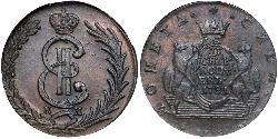 10 Копейка Российская империя (1720-1917) Медь Екатерина II (1729-1796)
