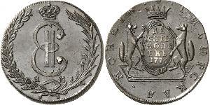 10 Копейка Российская империя (1720-1917) Медь Екатерина II (1729-1796)