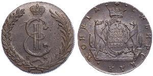 10 Копійка Російська імперія (1720-1917) Мідь Катерина II (1729-1796)