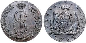 10 Копійка Російська імперія (1720-1917) Мідь Катерина II (1729-1796)