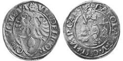 10 Крейцер Аугсбург (1276 - 1803) Серебро Карл V император Св. Римской империи  (1500-1558)
