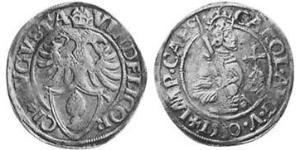 10 Крейцер Аугсбург (1276 - 1803) Серебро Карл V император Св. Римской империи  (1500-1558)
