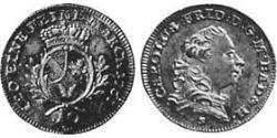 10 Крейцер Баден-Дурлах (1535 - 1771) Серебро 