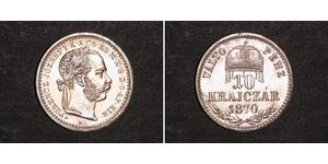 10 Крейцер Австро-Угорщина (1867-1918) Срібло Франц Иосиф I (1830 - 1916)