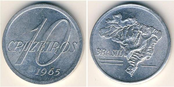 10 Крузейро Бразилия Алюминий 