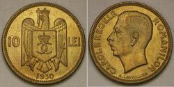10 Лей Королівство Румунія (1881-1947)  