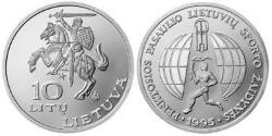 10 Літ Литва (1991 - ) Нікель/Мідь 