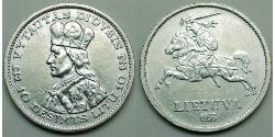 10 Літ Литва (1991 - ) Срібло Вітовт