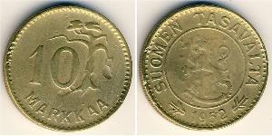10 Марка Фінляндія (1917 - ) Бронза/Алюміній 