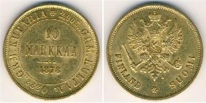 10 Марка Російська імперія (1720-1917) / Фінляндія (1917 - ) Золото Олександр III (1845 -1894)