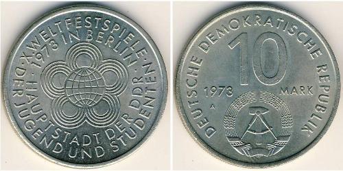 10 Марка Германская Демократическая Республика (1949-1990) Никель/Медь 