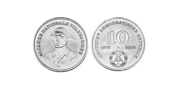 10 Марка Германская Демократическая Республика (1949-1990) Никель/Медь 