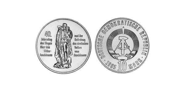 10 Марка Німецька Демократична Республіка (1949-1990) Нікель/Мідь 