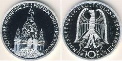 10 Марка Германия Серебро 