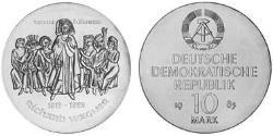10 Марка Германская Демократическая Республика (1949-1990) Серебро 