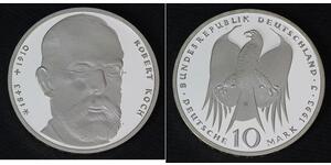 10 Марка Федеративная Республика Германия (1990 - ) Серебро 