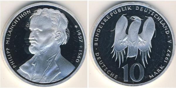 10 Марка Німеччина Срібло 